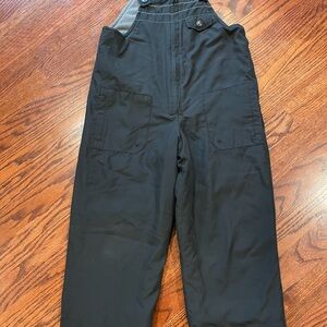 Old Navy Youth 5T Fleece Lined Snow Bib - Black